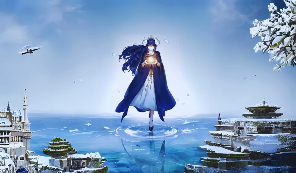 person riding a dragon soaring through a fantasy world. I Became the Fiancé of a Dragon in Romance Fantasy