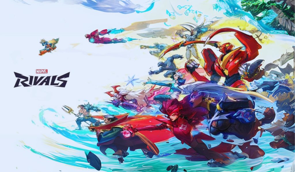 Marvel Rivals roster featuring iconic Marvel heroes and villains