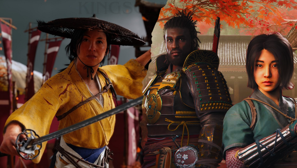 Leaked review scores and details for the PS5 exclusive Ghost of Yōtei, contrasting it with Assassin's Creed Shadows and the search for a Free PS5 RPG Kingsgame009.