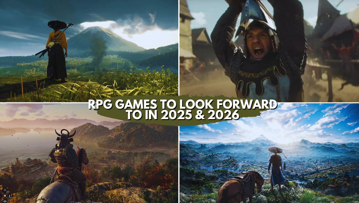 collection of the most anticipated upcoming open world RPG games set to release in 2025 and 2026, showcasing epic landscapes, exciting gameplay, and compelling stories. upcoming open world RPG games 2025 2026
