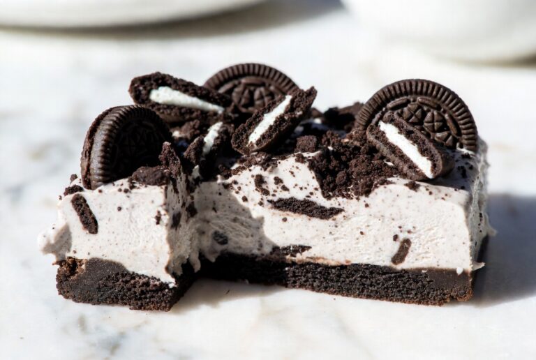 Vegan Oreo Ice Cream Bars Recipe: 4-Ingredient No-Bake Dream