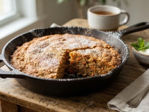 Easy Carrot Oat Flour Skillet Breakfast Cake Carrot_oat_flour_breakfast_cake_202608170225