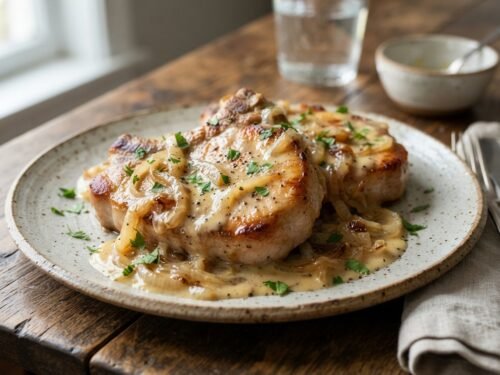 Creamy Onion Pork Chops Recipe for Comfort Creamy_Onion_Pork_Chops_rustic_202608011421