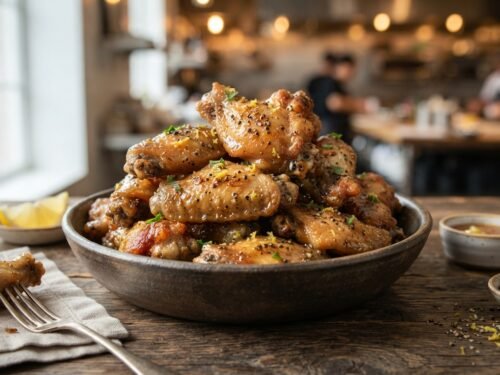 Crispy Lemon Pepper Chicken Wings with Honey Butter Sauce Crispy_Lemon_Pepper_Chicken_Wings_202608230245 (1)
