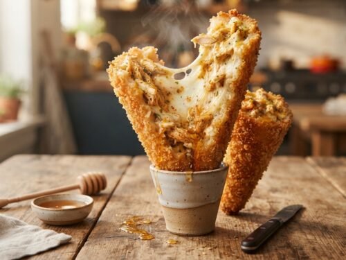 Crispy Cheesy Chicken Cones: Easy Air Fryer Snack Crispy_cheesy_chicken_cones_served_202608041229