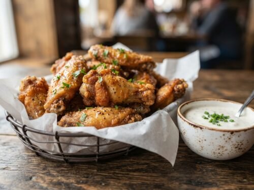 Crispy Bag-Shaken Chicken Wings for Perfect Crunch Every Time Crispy_chicken_wings_served_with…_202608161318