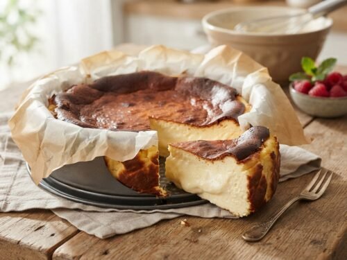 Easy Basque Burnt Cheesecake Recipe with Creamy Center Easy_Basque_Burnt_Cheesecake_Recipe_202608061510