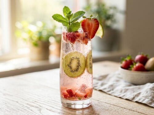 Refreshing Fruit Spritzer Recipe with Strawberry Kiwi Fruit_spritzer_on_wooden_table_202608151536