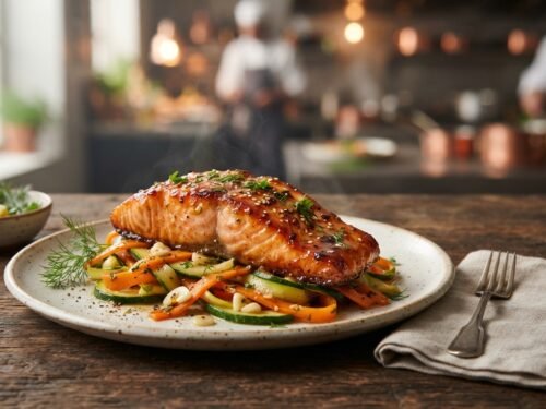 Honey Orange Glazed Salmon Steaks with Veggie Ribbons Honey_orange_glazed_salmon_steaks_202608192305